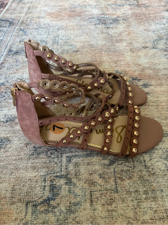 Sam Edelman Shoes - Sam Edelman Mauve Studded Strappy Heels